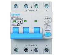 IXTRIMA Interruttore Magnetotermico Differenziale 3P+N 63A 300mA 380V-6KA CLASSE A 300mA per Guida DIN - 4 Moduli DIN - Protezione Circuiti e Sicurezza Impianti
