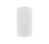 IXTRIMA Lampada segnapasso LED da incasso 1 modulo con tasto click ON/OFF, luce bianca naturale 4000K, compatibile BTicino Matix