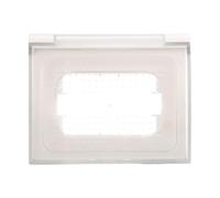 Ixtrima Placca UNIVERSALE da esterno Ip44 3 posti (idrobox) compatibile con Bticino, Vimar, Gewiss custodia stagna 3P COLORE bianco