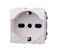 IXTRIMA Presa Schuko 2P+T 16A Colore BIANCO Compatibile Con Bticino Living Light/INTERNATIONAL