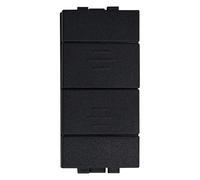 IXTRIMA Pulsante Saliscendi Commutatore 2P 10A Tapparelle Colore Nero Compatibile Con Bticino Living International/Light