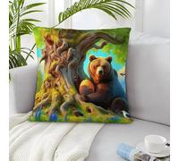IXUEOUUXC Brown Bear Puzzle Sfidare 1000 Puzzle Familiare Puzzle Creativo Decorazione Della Casa Idea Regalo Uomo E Donna 50x50cm