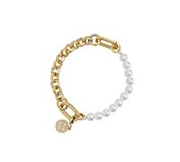 iXXXi Connect Bracciale con perle composite, 19, Acciaio inossidabile, Nessuna pietra preziosa