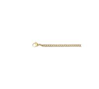 iXXXi Men Collana Flat Chain Oro | 60 cm, 60cm, Acciaio inossidabile, Nessuna pietra preziosa