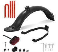 Ixydor Parafango Posteriore Monopattino Elettrico, Parafango Posteriore per Scooter per Xiaomi M365 1S, Accessori Monopattino Elettrico con Staffa, Luce Posteriore LED, Striscia Riflettente, Vite