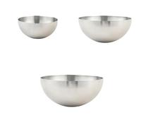 IXYFFRQO Ciotola multifunzionale in acciaio inox for verdure, ciotola for mescolare le uova, cestello di scolo, bacinella for zuppa, utensile da cucina for conservare la cottura(6.5inch)
