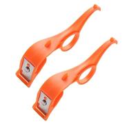 IXYFFRQO Pelapatate for Frutta, Mele, Kiwi, Arance, Verdure, in Acciaio Inox, Portatile, Manuale, for Pelare Le Patate, Utensili da Cucina(2pc Orange)