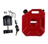 Iyalezirk 1 set di serbatoi di carburante da 5 l, lattine di benzina in plastica, montaggio su auto, lattina di benzina per motocicletta, tanica di gas, contenitore di olio, carburante