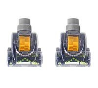 Iyalezirk 2 x da Pavimento Turbo a Vuoto Universale per Biancheria da Letto Capelli di Animali Domestici Rimozione di Acari Tappeto Raccoglitore di Polvere Testina Parti di Pulizia