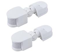 Iyalezirk 2 x Sensore di movimento a infrarossi AC110V-240V Interruttore sensore regolabile per sensori di movimento corporeo PIR per più scenari ()