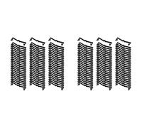 Iyalezirk 200 Pezzi di Portaoggetti Nel Plastica con Gancio per Pannello Forato con Chiusura Un Gancio per Pannello Forato