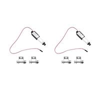 Iyalezirk 2X Attuatore Lineare Micro-Type, 1 Pollice, 60 13,5 Libbre, velocità 15 Mm/S Mini Attuatore Elettrico Impermeabile Motore Lineare Attuatore 12 V