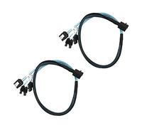Iyalezirk 2X Interno Da Mini SAS Un, Da SFF-8643 Un Forward Breakout Compatibile con Il Disco Rigido del Controller (1,6 Piedi)