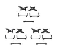 Iyalezirk 3 x Set di di Carrozzeria Anteriore e Posteriore per HBX 16889 16889A 16890 16890A 1601 1602 RC Car Parts Accessori