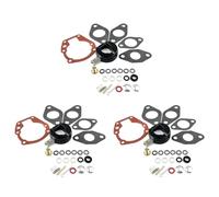 Iyalezirk 3X Kit Ricostruzione Carboidrati 439071 con Galleggiante Sostituzione Evinrude/Fuoribordo 3 4 5 5.5 6 7.5 10 15 18 Carburatore