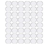 Iyalezirk 48 Pezzi di Ammortizzatori Gel Pad Morbido Silicone Silenziatori Ammortizzatore Mute Pad Ammortizzatore Gel Pad (Trasparente)