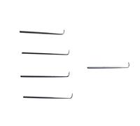 Iyalezirk 5 Pezzi Gancio di Estensione dei Capelli per Parrucca, Ago di Ventilazione per Parrucche, Strumenti di Gancio all'Uncinetto, Riparazione di Parrucche di Pizzo, Ago di Gancio