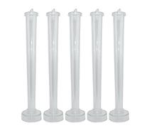 Iyalezirk 5X Stampi per Candele Stampi per Candele Resistenti per Candele Stampo Alto