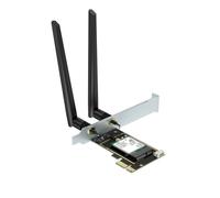 Iyalezirk Adattatore Scheda WiFi Wireless BE200 WiFi 7 8774M 2,4 GHz 5 GHz 6 GHz Tri-Band PCI-e Scheda di Rete Bluetooth 5.4 per Win11