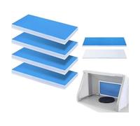 Iyalezirk Filtro per Cabina di Verniciatura A 4 Pezzi, Set di Filtri per Cabina di Verniciatura, Design A Doppio Strato per Appassionati di Verniciatura A Spruzzo, Cabine di Verniciatura