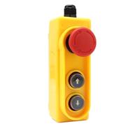 Iyalezirk Interruttore di arresto di emergenza con scatola dei pulsanti di sollevamento a prova di , 2,2 KW, controllo diretto, 220 V