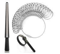 Iyalezirk Kit di strumenti di misura della dimensione ', mandrino ad in plastica, nastro di dimensioni delle riutilizzabili, misura ' degli Stati Uniti. 1-17 USA, con