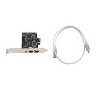 Iyalezirk Scheda Firewire 1394, PCIe 3 Porte Scheda di Espansione Firewire 1394A, Controller Adattatore PCI Express A IEEE 1394 Esterno