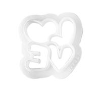 Iyalezirk Serie San Argilla Stampo Cuore Confessioni Ornamenti Taglio Fustella DIY Stampaggio Strumenti