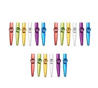 Iyalezirk Set di 18 Colori Metallo Strumenti Musicali Compagno per Chitarra Ukulele Grande Regalo per Gli Amanti della Musica per Bambini