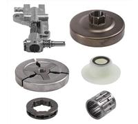 IYBYNYHN Kit Cuscinetto ingranaggio a Vite Senza fine per Pompa Olio Tamburo pignone Frizione Compatibile con Motosega 4500 5200 5800 45Cc 52Cc 58Cc