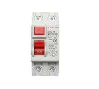 IYNWBJTS Interruttore magnetotermico differenziale di Sicurezza Interruttore differenziale elettromagnetico 2P 100/300mA Tipo A(100MA_25A)