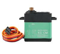 IYNWBJTS Servo Digitale con Ingranaggi in Metallo ad Alta Coppia 15 kg 20 kg 25 kg 30 kg 35 kg 90° 180° 270° 360 Gradi(15KG 180 Degree)