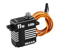 IYNWBJTS Servo Digitale da 11 kg, Motore Senza Nucleo, Ingranaggi Completamente in Metallo, 180/270/360 Gradi, Adatto for Auto telecomandate(1PCS 270 Degree)