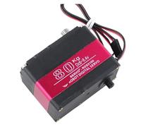 IYNWBJTS Servo S5180 da 80 kg e 7,4 V a Doppio ASSE, con Ingranaggi in Metallo ad Alta Coppia e Staffa a U(1PCS 180 Degree)