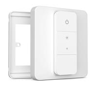 IYOKI® Pro Copertura Interruttore per Philips Hue Dimmer V2, Compatibile con Copertura Interruttore Hue, Adattatore Piastra Interruttore a Distanza, 1-Gang (1-Pack)