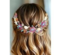 IYOU Accessori Capelli Viola Conchiglia Copricapo Stella Mmarina Sirena Fascia Capelli Sposa Conchiglia per Donna
