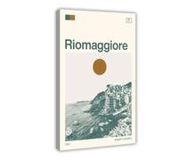 IYQTAGGH Poster su tela con scritta "Travel to L'Isola Di Levanto, Italia", decorazione per camera da letto, ufficio, camera da letto, regalo, 20 x 30 cm