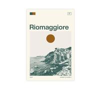 IYQTAGGH Poster su tela, motivo: Viaggio a L'Isola Di Levanto, Italia, decorazione per camera da letto, ufficio, camera da letto, regalo, 30 x 45 cm