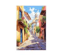 IYTAFGYT Calle Jose Cuervo, stampa ad acquerello con tequila, idea regalo, decorazione per camera da letto, decorazione paesaggistica, regalo, 20 x 30 cm
