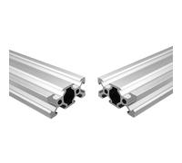 iYueMps 2 Pezzi 400mm 2040 Profilo in Alluminio Estrusione Tipo V Argento Standard Europeo Anodizzato Guida Lineare per Stampante 3D Fai da te e Macchina CNC