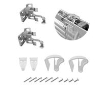 iYueMps 2set Veneziana Staffe clip di montaggio Standard 25mm staffa di fissaggio supporto per alluminio PVC veneziana cieca