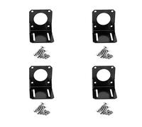 iYueMps 4 staffe per motore passo-passo da 57 mm per montaggio motore passo-passo Nema23, sedile fisso in acciaio legato a forma di L con viti e dadi (4 x 57 mm per Nema 23)