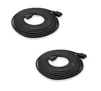 iYueMps Cavo di prolunga per striscia LED 2 pz 3m 4 pin LED RGB cavo di prolunga con connettore maschio a 4 pin da 10 mm per striscia RGB 5050 3528 2835 - nero
