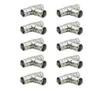 iYueMps Connettore adattatore BNC a 3 vie splitter femmina a femmina per cavo coassiale (10 pezzi)
