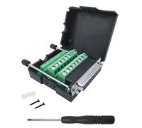 iYueMps DB25 - Adattatore senza saldatura, DB25 25 pin femmina adattatore DB25-G1 connettore terminale in plastica (adattatore femmina DB25)