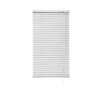 iYueMps Tende veneziane in alluminio per serrare o dirlling, resistenti, tagliabili, facili da montare, con doghe da 25 mm, per casa, ufficio, bagno, camera da letto, soggiorno, cucina (bianco, 70 cm