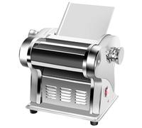 IYUESQ Macchina per la Pasta elettrica Completamente Automatica, Taglia Pasta Professionale in Acciaio Inox con Rullo per Ravioli e Noodles, Taglia Pasta con Rullo, Spessore Regolabile d