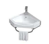 IYUESQ Mobiletto per Bagno Piccolo con lavabo, mobiletto sospeso, svendita mobili per Bagno, mobiletti da Parete con portasciugamani sospeso per Piccoli spazi (38 cm/14,96 Pollici)
