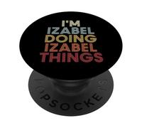 Izabel Name Izabel Personalized Name First Given PopSockets PopGrip Adesivo