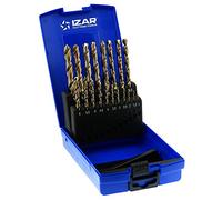 Izar 25274 Set punte 1016, DIN 338, 1-10 x 0,50 mm, HSSE 5% Co, 19 pezzi